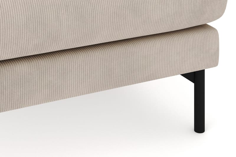 Menard 4-seters Høyrevendt Stor U-formet Dyp Sofa med Divan og Sjeselong i Manchester - Greige - Møbler - Sofaer - U-sofa