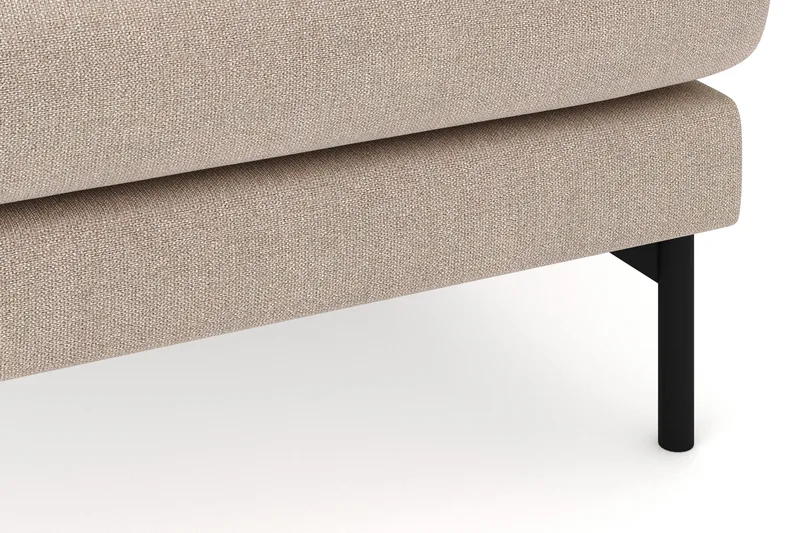 Menard 4-seters Høyrevendt Stor U-formet Dyp Sofa med Divan og Sjeselong i Stoff - Beige - Møbler - Sofaer - U-sofa