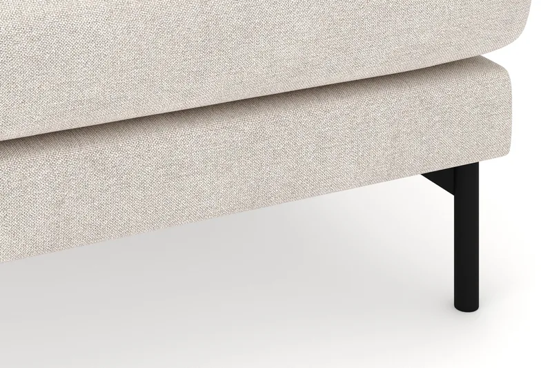 Menard 4-seters Høyrevendt Stor U-formet Dyp Sofa med Divan og Sjeselong i Stoff - Beige - Møbler - Sofaer - U-sofa