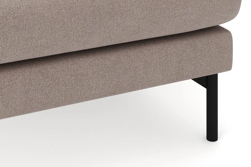 Menard 4-seters Høyrevendt Stor U-formet Dyp Sofa med Divan og Sjeselong i Stoff - Brun - Møbler - Sofaer - U-sofa