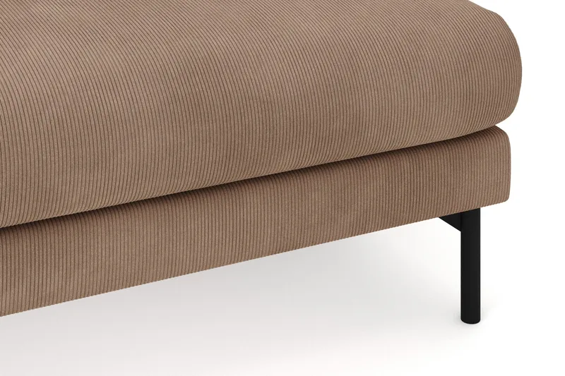 Menard 4-seters Venstrevendt Stor U-formet Dyp Large Sofa med Divan og Sjeselong i Manchester - Brun - Møbler - Sofaer - U-sofa