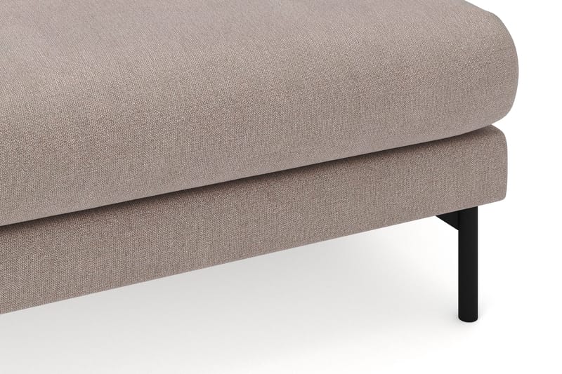 Menard 4-seters Venstrevendt Stor U-formet Dyp Large Sofa med Divan og Sjeselong i Stoff - Brun - Møbler - Sofaer - U-sofa