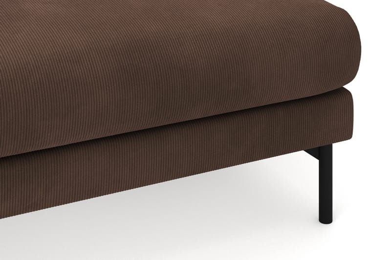 Menard 4-seters Venstrevendt U-formet Large Sofa med Divan og Sjeselong i Manchester - Brun - Møbler - Sofaer - U-sofa