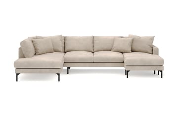 Menard 4-seters Venstrevendt U-formet Large Sofa med Divan og Sjeselong i Manchester