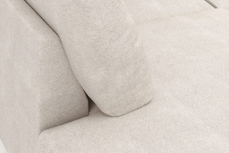 Menard 4-seters Venstrevendt U-formet Large Sofa med Divan og Sjeselong i Stoff - Beige - Møbler - Sofaer - U-sofa