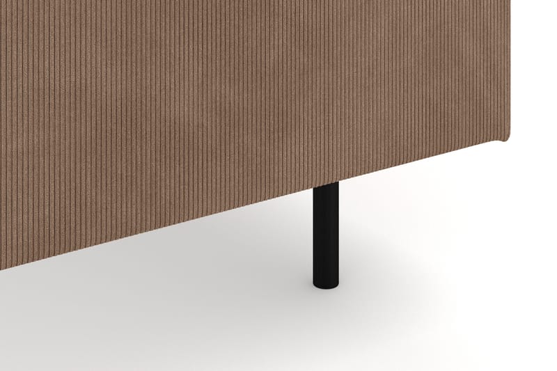 Menard 6-seters Høyrevendt L-formet Hjørnesofa i Manchester - Brun - Møbler - Sofaer - Hjørnesofa