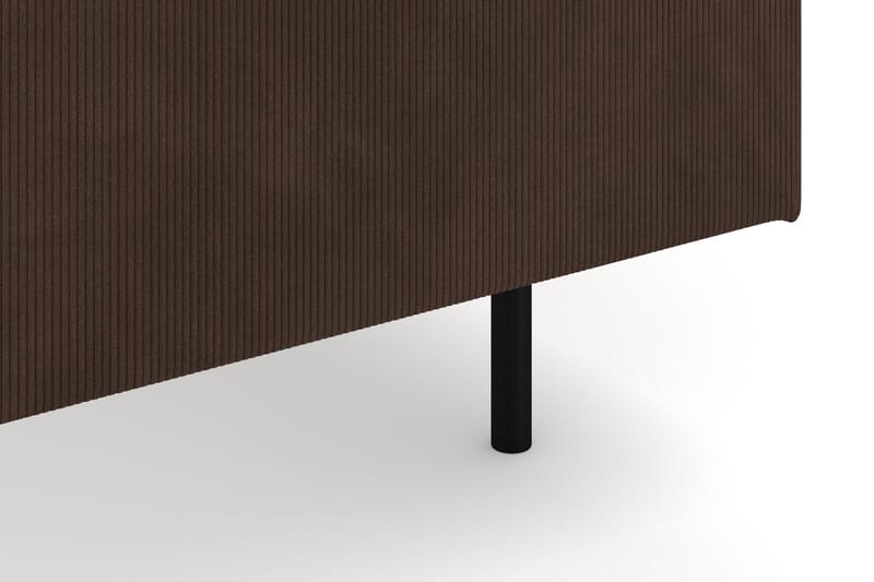 Menard 6-seters Høyrevendt L-formet Hjørnesofa i Manchester - Brun - Møbler - Sofaer - Hjørnesofa