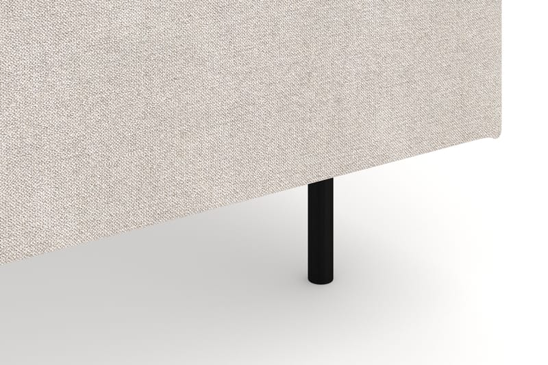 Menard 6-seters Høyrevendt L-formet Hjørnesofa i Stoff - Beige - Møbler - Sofaer - Hjørnesofa