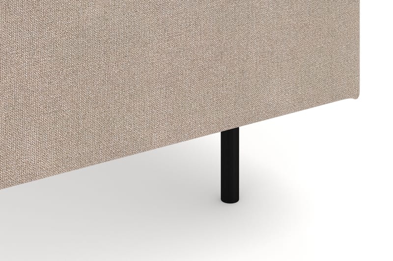 Menard 6-seters Høyrevendt L-formet Hjørnesofa i Stoff - Beige - Møbler - Sofaer - Hjørnesofa