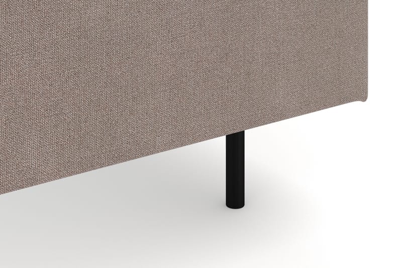 Menard 6-seters Høyrevendt L-formet Hjørnesofa i Stoff - Brun - Møbler - Sofaer - Hjørnesofa