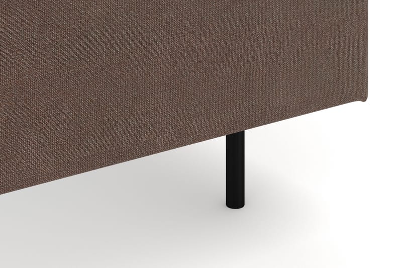 Menard 6-seters Høyrevendt L-formet Hjørnesofa i Stoff - Brun - Møbler - Sofaer - Hjørnesofa