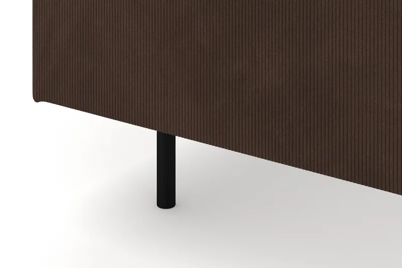 Menard 6-seters Venstrevendt L-formet Hjørnesofa i Manchester - Brun - Møbler - Sofaer - Hjørnesofa