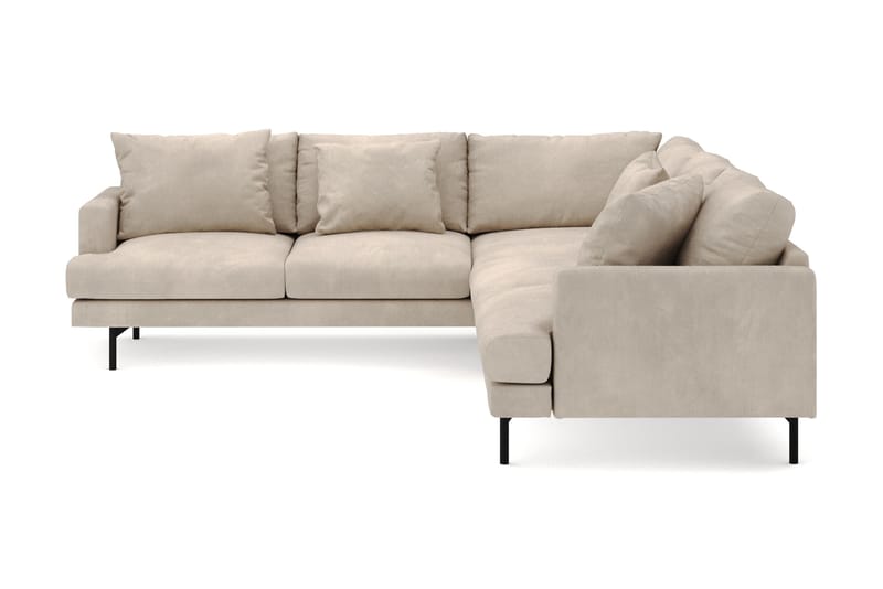 Menard 6-seters Venstrevendt L-formet Hjørnesofa i Manchester - Greige - Møbler - Sofaer - Hjørnesofa