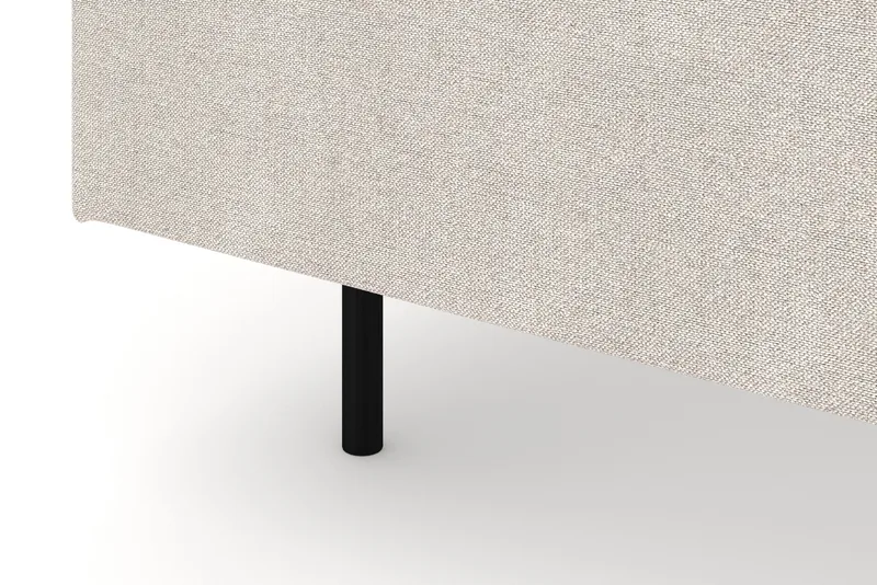 Menard 6-seters Venstrevendt L-formet Hjørnesofa i Stoff - Beige - Møbler - Sofaer - Hjørnesofa