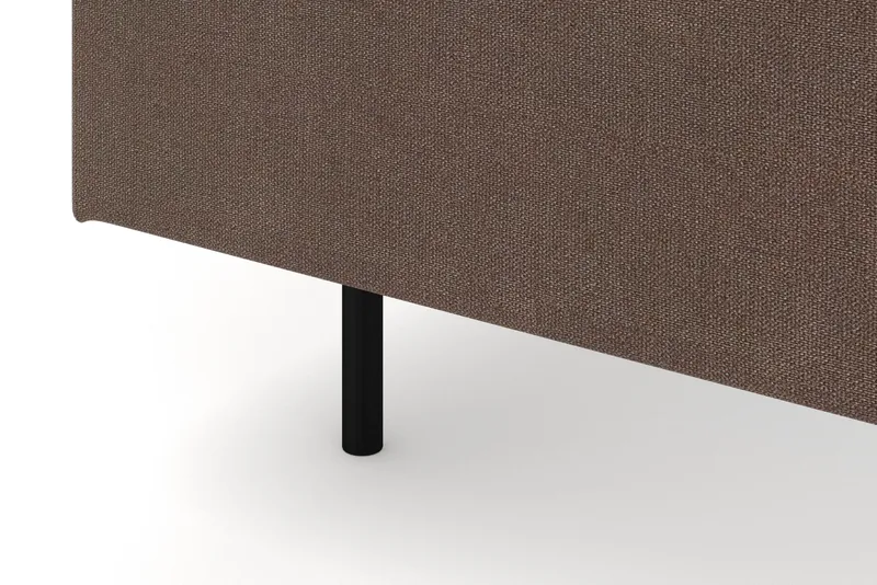 Menard 6-seters Venstrevendt L-formet Hjørnesofa i Stoff - Brun - Møbler - Sofaer - Hjørnesofa