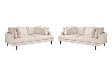 Menard Sofagruppe 3-seters + 3-seters Dyp Stoffsofa 225 cm bred