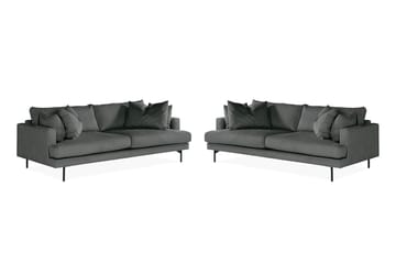 Menard Sofagruppe 3-seters + 3-seters Manchestersofa