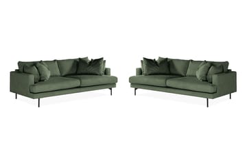 Menard Sofagruppe 3-seters + 3-seters Manchestersofa