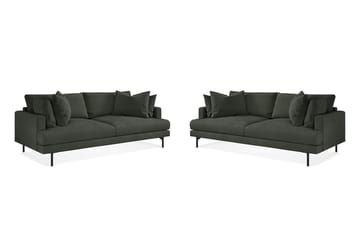 Menard Sofagruppe 3-seters + 3-seters Manchestersofa