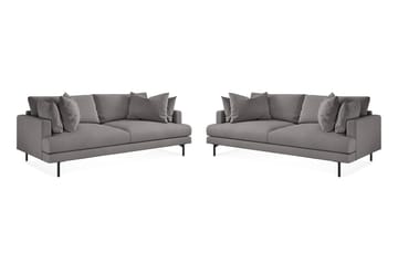 Menard Sofagruppe 3-seters + 3-seters Stoffsofa