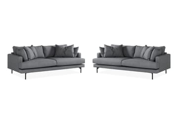 Menard Sofagruppe 3-seters + 3-seters Stoffsofa