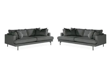 Menard Sofagruppe 4-seters + 4-seters Manchestersofa