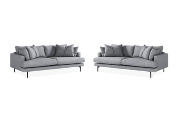 Menard Sofagruppe 4-seters + 4-seters Stoffsofa