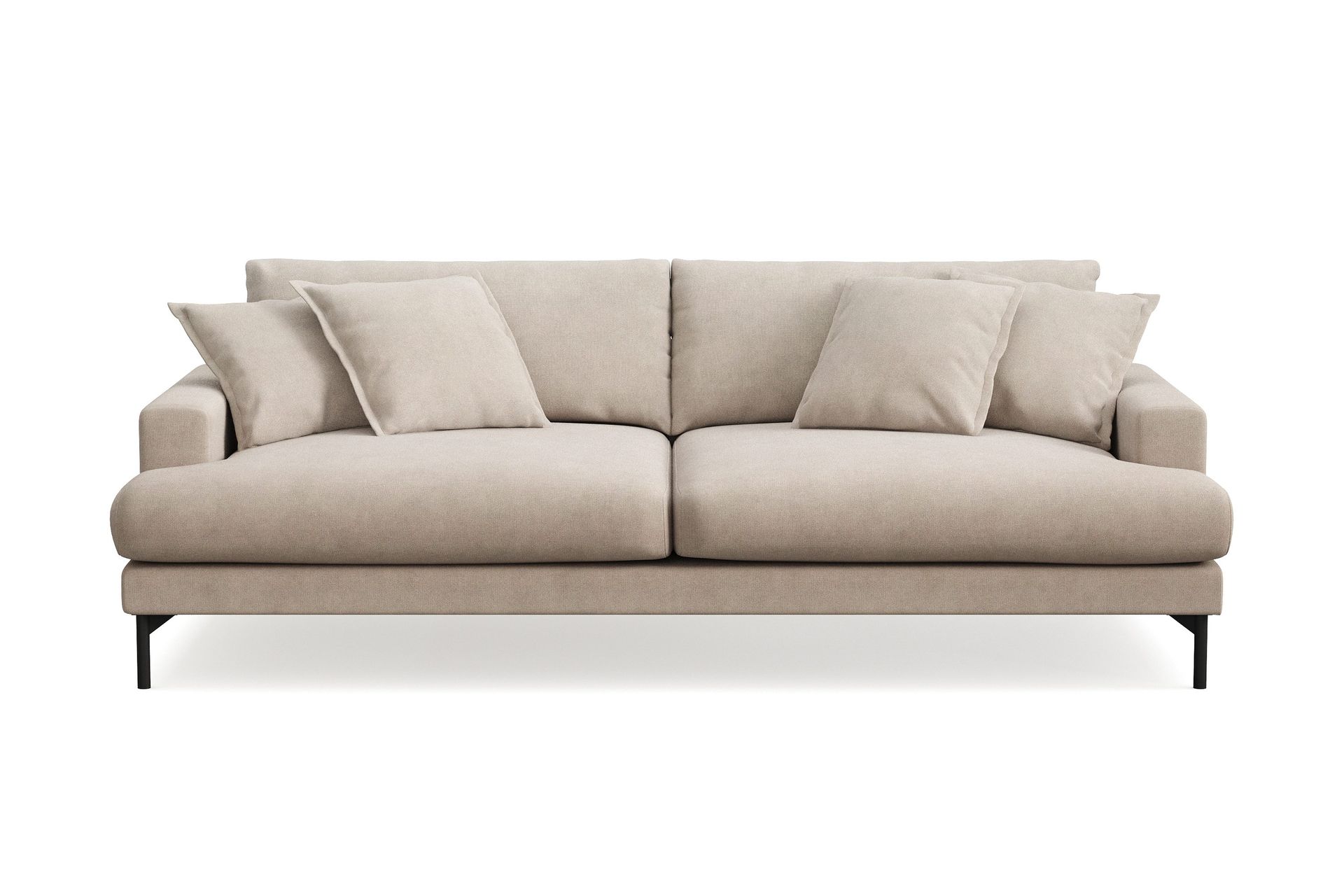 Menard Premium 4-seters dyp sofa i stoff - Beige
