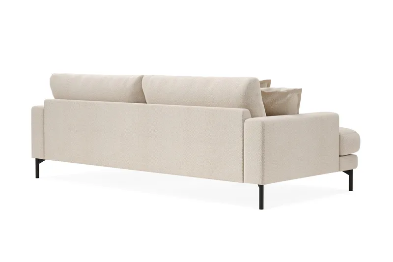Menard Premium 4-personers Dyb Sofa i Chenille - Lys Beige - Møbler - Sofaer - 4 seter sofa