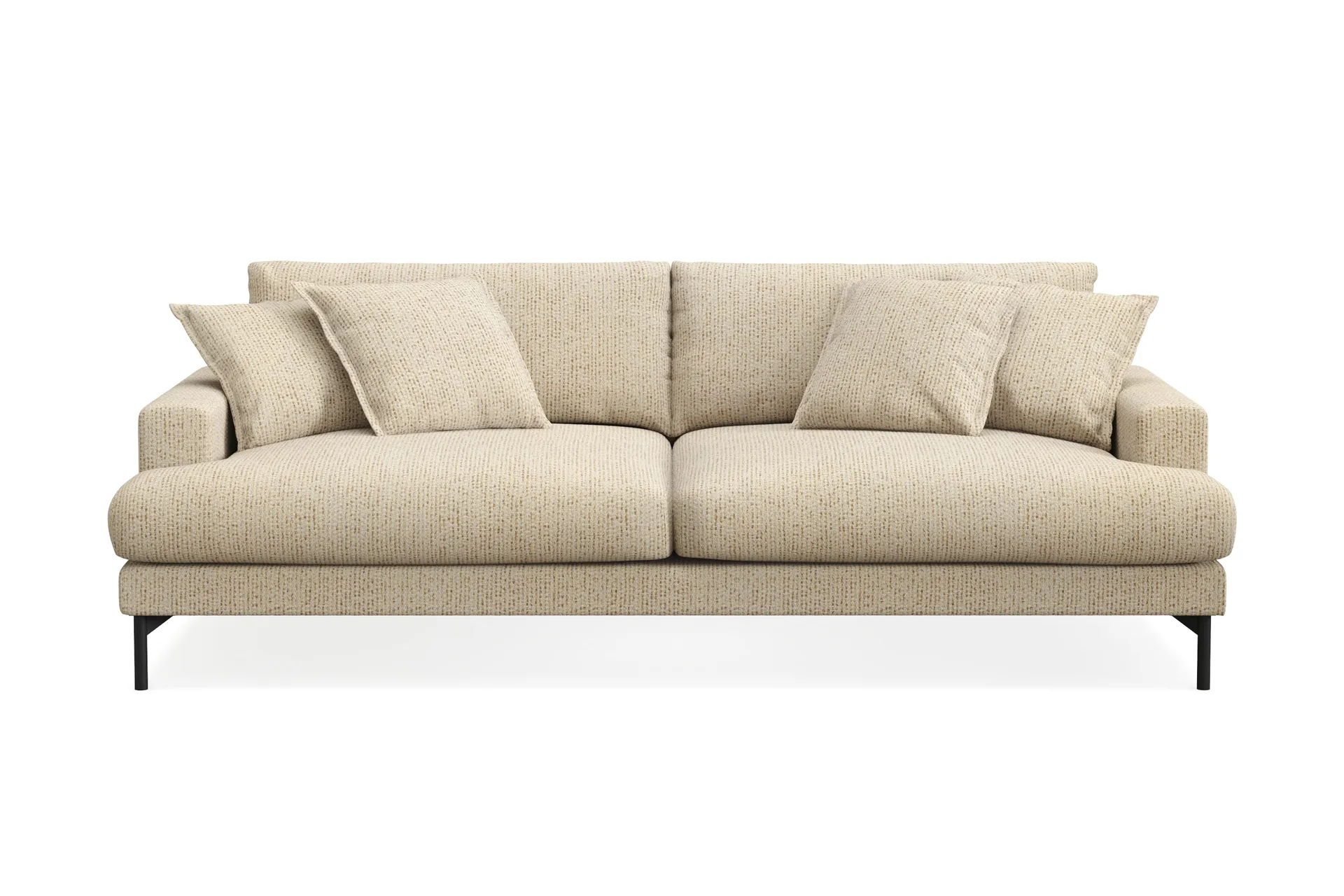 Menard Premium 4-seters dyp sofa i chenille - Beige
