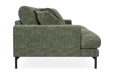 Menard Premium 4-seters dyp sofa i chenille - Grønn - Møbler - Sofaer - 4 seter sofa