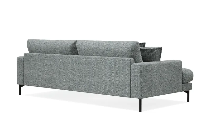 Menard Premium 4-personers Dyb Sofa i Chenille - Grå/Blå - Møbler - Sofaer - 4 seter sofa
