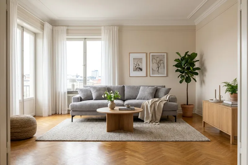 Menard Premium 4-seters dyp sofa i chenille - Grå - Møbler - Sofaer - 4 seter sofa