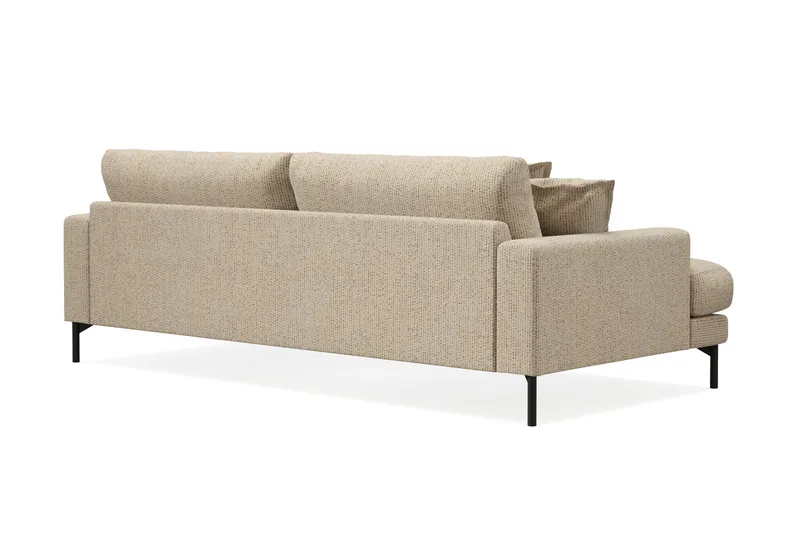Menard Premium 4-personers Dyb Sofa i Chenille - Beige - Møbler - Sofaer - 4 seter sofa