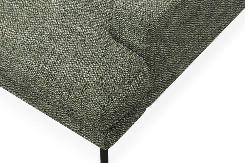 Menard Premium 5-personers Venstrevendt L-formet Dyb ChaiselongSofa i Chenille - Grøn - Møbler - Sofaer - Sofa med sjeselong