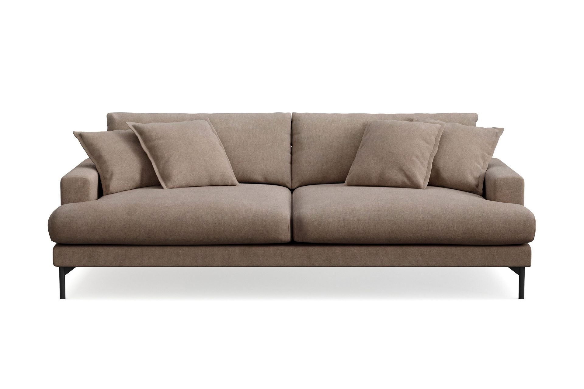 Menard Premium 4-seters dyp sofa i stoff - Brun