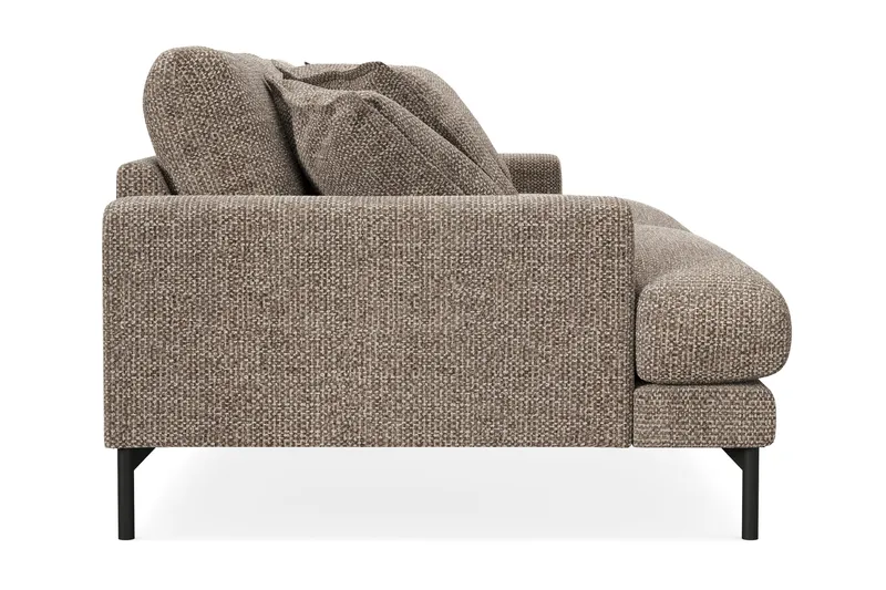 Menard Premium 4-personers Dyb Sofa i Chenille - Brun - Møbler - Sofaer - 4 seter sofa