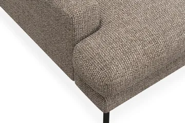 Menard Premium 4-seters dyp sofa i chenille - Brun - Møbler - Sofaer - 4 seter sofa