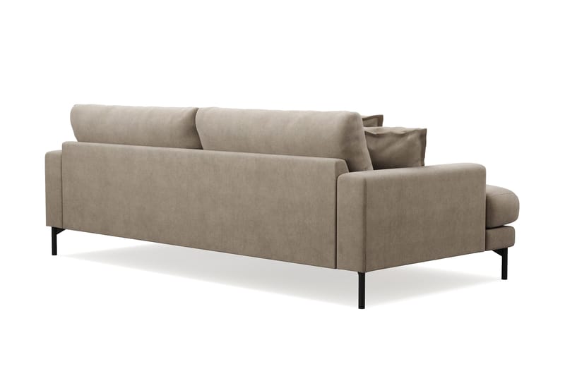 Menard Premium 4-seters dyp sofa i stoff - Brun - Møbler - Sofaer - 4 seter sofa