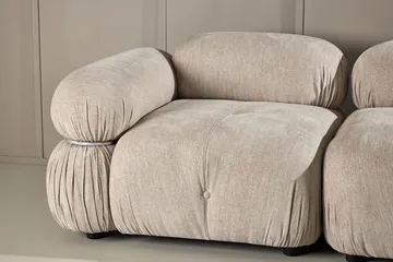 Mika 2-seter Boblete Sofa i Stoff - Beige - Møbler - Sofaer - 2 seter sofa