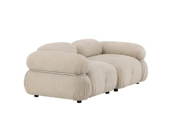 Mika 2-seter Boblete Sofa i Stoff - Beige - Møbler - Sofaer - 2 seter sofa