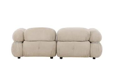 Mika 2-seter Boblete Sofa i Stoff - Beige - Møbler - Sofaer - 2 seter sofa