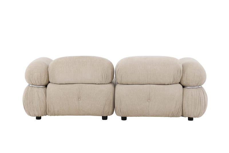 Mika 2-seter Boblete Sofa i Stoff - Beige - Møbler - Sofaer - 2 seter sofa