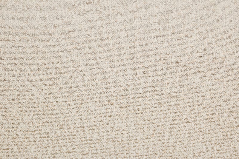 Milano avrundet 5-seters høyrevendt L-sofa med lav rygg i beige bouclé - Beige - Møbler - Sofaer - Sofa med sjeselong