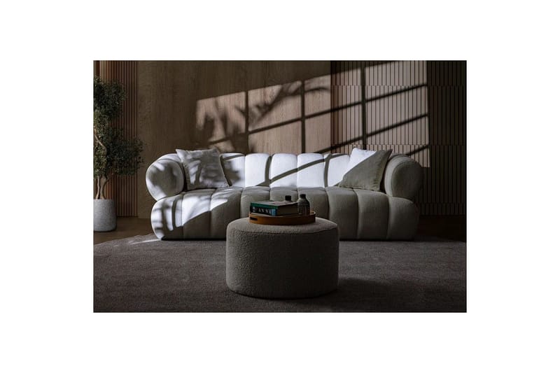 Mississauga Sofa 3-seter - Hvit - Møbler - Sofaer - Sofa 3 seter