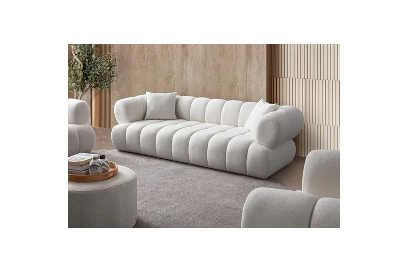 Mississauga Sofa 3-seter - Hvit - Møbler - Sofaer - Sofa 3 seter