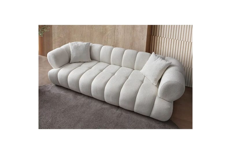 Mississauga Sofa 3-seter - Hvit - Møbler - Sofaer - Sofa 3 seter
