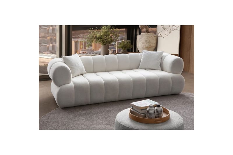 Mississauga Sofa 3-seter - Hvit - Møbler - Sofaer - Sofa 3 seter
