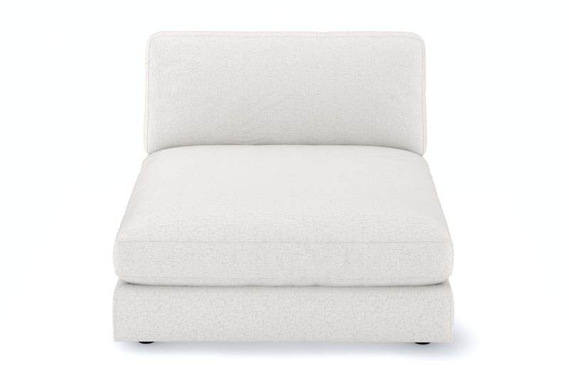 Arken 1-seters Divanmodul i Bouclé - Hvit - Møbler - Sofaer - Modulsofaer - Øvrige moduler for modulsofa