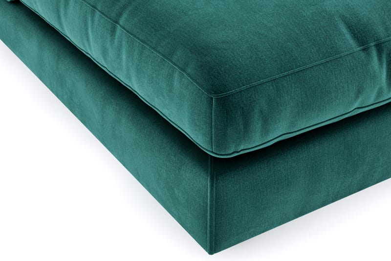 Arken 1-seters Divanmodul i Fløyel - Grønn - Møbler - Sofaer - Modulsofaer - Øvrige moduler for modulsofa